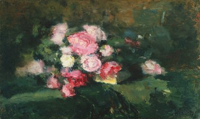 Peonies, 1875 by Albert Charles Lebourg